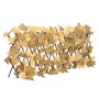 Erweiterbares Rankgitter aus künstlichem Ahornblatt in Orange, 180 x 30 cm von , Zaunpaneele - Ref: Foro24-366592, Preis: 16,...