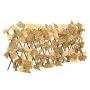 Orange artificial maple leaf expandable trellis 180x30 cm by , fence panels - Ref: Foro24-366592, Price: 19,07 €, Discount: %