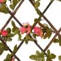 Expandable trellis fence with artificial pink ivy 180x20 cm by , fence panels - Ref: Foro24-366576, Price: 25,36 €, Discount: %