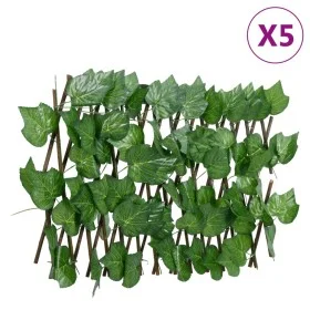 Erweiterbares grünes künstliches Rankengitter 5 Stück 180x20 cm von , Zaunpaneele - Ref: Foro24-366581, Preis: 35,77 €, Rabat...