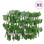 Expandable artificial green vine trellis 5 units 180x20 cm by , fence panels - Ref: Foro24-366581, Price: 29,38 €, Discount: %