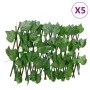 Expandable artificial green vine trellis 5 units 180x20 cm by , fence panels - Ref: Foro24-366581, Price: 35,77 €, Discount: %