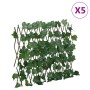 Expandable artificial green vine trellis 5 units 190x60 cm by , fence panels - Ref: Foro24-366583, Price: 53,54 €, Discount: %