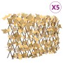 Expandable orange artificial maple trellis 5 units 180x60 cm by , fence panels - Ref: Foro24-366595, Price: 80,60 €, Discount: %