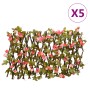 Rosa künstliches Efeu-Spalier, erweiterbar, 5 Stück, 180 x 20 cm von , Zaunpaneele - Ref: Foro24-366577, Preis: 79,17 €, Raba...