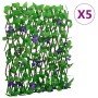 Green artificial ivy expandable trellis 5 units 180x70 cm by , fence panels - Ref: Foro24-366575, Price: 124,51 €, Discount: %