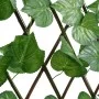Green artificial vine expandable fence trellis 180x20 cm by , fence panels - Ref: Foro24-366580, Price: 16,35 €, Discount: %