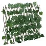 Green artificial vine expandable fence trellis 190x60 cm by , fence panels - Ref: Foro24-366582, Price: 22,60 €, Discount: %