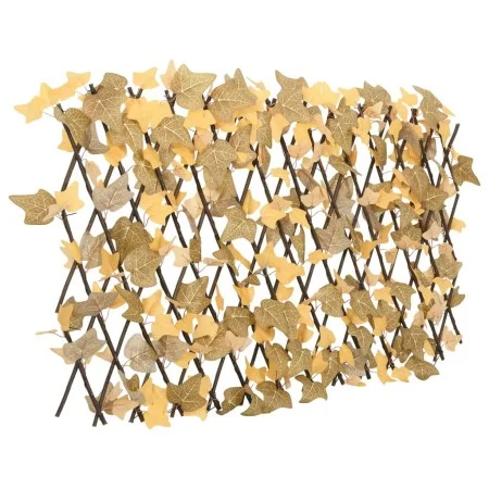 Orange artificial maple leaf expandable trellis 180x60 cm by , fence panels - Ref: Foro24-366594, Price: 26,83 €, Discount: %