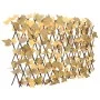 Orange artificial maple leaf expandable trellis 180x60 cm by , fence panels - Ref: Foro24-366594, Price: 26,83 €, Discount: %