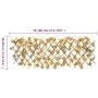 Orange artificial maple leaf expandable trellis 180x60 cm by , fence panels - Ref: Foro24-366594, Price: 26,83 €, Discount: %