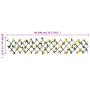 Expandable fence trellis artificial ivy yellow 180x20 cm by , fence panels - Ref: Foro24-366596, Price: 18,92 €, Discount: %