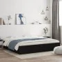 Black engineered wood bed frame with drawers 160x200 cm by , Beds and slatted bases - Ref: Foro24-3207260, Price: 200,50 €, D...