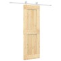Schiebetür mit Beschlägen aus massivem Kiefernholz, 70 x 210 cm von , Türen - Ref: Foro24-3203090, Preis: 170,84 €, Rabatt: %