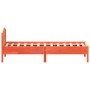 Estructura cama con cabecero madera pino marrón cera 75x190 cm de , Camas y somieres - Ref: Foro24-842629, Precio: 87,86 €, D...