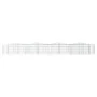 Arriate de gaviones forma arco hierro galvanizado 400x50x50 cm de , Maceteros y jardineras - Ref: Foro24-153543, Precio: 99,4...