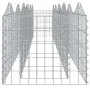 Gabionenbeet in Bogenform aus feuerverzinktem Eisen 400x50x50 cm. von , Töpfe und Pflanzgefäße - Ref: Foro24-153543, Preis: 9...