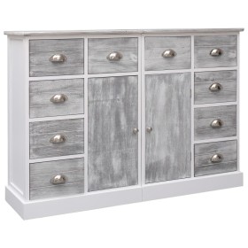 Sideboard mit 10 Schubladen graues Holz 113x30x79 cm von vidaXL, Sideboards - Ref: Foro24-284173, Preis: 260,94 €, Rabatt: %