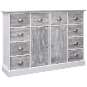 Sideboard mit 10 Schubladen graues Holz 113x30x79 cm von vidaXL, Sideboards - Ref: Foro24-284173, Preis: 257,46 €, Rabatt: %