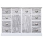 Sideboard mit 10 Schubladen graues Holz 113x30x79 cm von vidaXL, Sideboards - Ref: Foro24-284173, Preis: 260,94 €, Rabatt: %