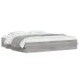 Cama con cajones madera ingeniería gris Sonoma 160x200 cm de , Camas y somieres - Ref: Foro24-3207264, Precio: 170,80 €, Desc...