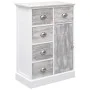 Sideboard with 10 gray wooden drawers 113x30x79 cm by vidaXL, Sideboards - Ref: Foro24-284173, Price: 257,46 €, Discount: %