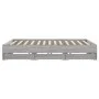 Sonoma gray engineered wood bed with drawers 160x200 cm by , Beds and slatted bases - Ref: Foro24-3207264, Price: 168,66 €, D...