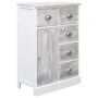 Sideboard with 10 gray wooden drawers 113x30x79 cm by vidaXL, Sideboards - Ref: Foro24-284173, Price: 257,46 €, Discount: %