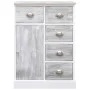 Sideboard with 10 gray wooden drawers 113x30x79 cm by vidaXL, Sideboards - Ref: Foro24-284173, Price: 257,46 €, Discount: %