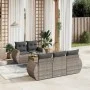 6-teiliges Gartenmöbel-Set und graue synthetische Rattankissen von , Gartensets - Ref: Foro24-3224891, Preis: 446,94 €, Rabat...