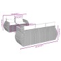 6-teiliges Gartenmöbel-Set und graue synthetische Rattankissen von , Gartensets - Ref: Foro24-3224891, Preis: 423,43 €, Rabat...