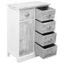 Sideboard mit 10 Schubladen graues Holz 113x30x79 cm von vidaXL, Sideboards - Ref: Foro24-284173, Preis: 257,46 €, Rabatt: %