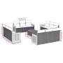 Garden sofa set with cushions 13 pieces beige synthetic rattan by , Garden sets - Ref: Foro24-3227522, Price: 971,73 €, Disco...