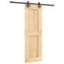 Schiebetür mit Beschlägen aus massivem Kiefernholz 70x210 cm von , Türen - Ref: Foro24-3203145, Preis: 172,79 €, Rabatt: %