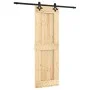 Sliding door with solid pine wood hardware 70x210 cm by , Doors - Ref: Foro24-3203145, Price: 169,79 €, Discount: %