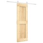 Schiebetür mit Beschlägen aus massivem Kiefernholz 70x210 cm von , Türen - Ref: Foro24-3203260, Preis: 178,32 €, Rabatt: %