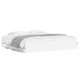 Estructura cama con cajones madera ingeniería blanca 160x200 cm de , Camas y somieres - Ref: Foro24-3207259, Precio: 164,18 €