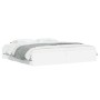 Estructura cama con cajones madera ingeniería blanca 160x200 cm de , Camas y somieres - Ref: Foro24-3207259, Precio: 164,18 €