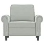 Light gray velvet armchair, 60 cm by , Sofas - Ref: Foro24-359509, Price: 171,34 €, Discount: %