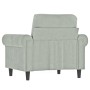 Hellgrauer Samtsessel 60 cm von , Sofas - Ref: Foro24-359509, Preis: 171,34 €, Rabatt: %