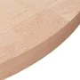 Round untreated oak wood table surface Ø70x4 cm by , Table tops - Ref: Foro24-342911, Price: 119,92 €, Discount: %
