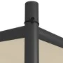 Steel gazebo and beige fabric 3x3 m 180 g/m² by , Tents and gazebos - Ref: Foro24-362463, Price: 199,25 €, Discount: %