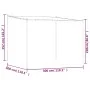 Steel gazebo and beige fabric 3x3 m 180 g/m² by , Tents and gazebos - Ref: Foro24-362463, Price: 199,25 €, Discount: %