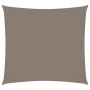 Toldo de vela cuadrado tela Oxford gris taupe 2,5x2,5 m