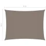 Rectangular sail awning taupe gray Oxford fabric 3x4 m by , Umbrellas - Ref: Foro24-135430, Price: 43,14 €, Discount: %