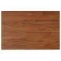 Badezimmerarbeitsplatte aus dunkelbraun behandeltem Massivholz, 60 x 40 x 2,5 cm von , Arbeitsplatten - Ref: Foro24-343054, P...