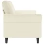 Cremefarbenes 3-Sitzer-Sofa aus Samt, 180 cm von , Sofas - Ref: Foro24-359547, Preis: 356,47 €, Rabatt: %
