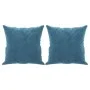 3-Sitzer-Sofa mit blauen Samtkissen 180 cm von , Sofas - Ref: Foro24-3200964, Preis: 320,14 €, Rabatt: %