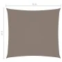 Square sail awning taupe gray Oxford fabric 6x6 m by , Umbrellas - Ref: Foro24-135417, Price: 104,45 €, Discount: %