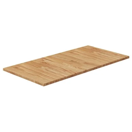 Hellbraune Badezimmerarbeitsplatte aus behandeltem Massivholz, 80 x 40 x 1,5 cm von , Arbeitsplatten - Ref: Foro24-343010, Pr...